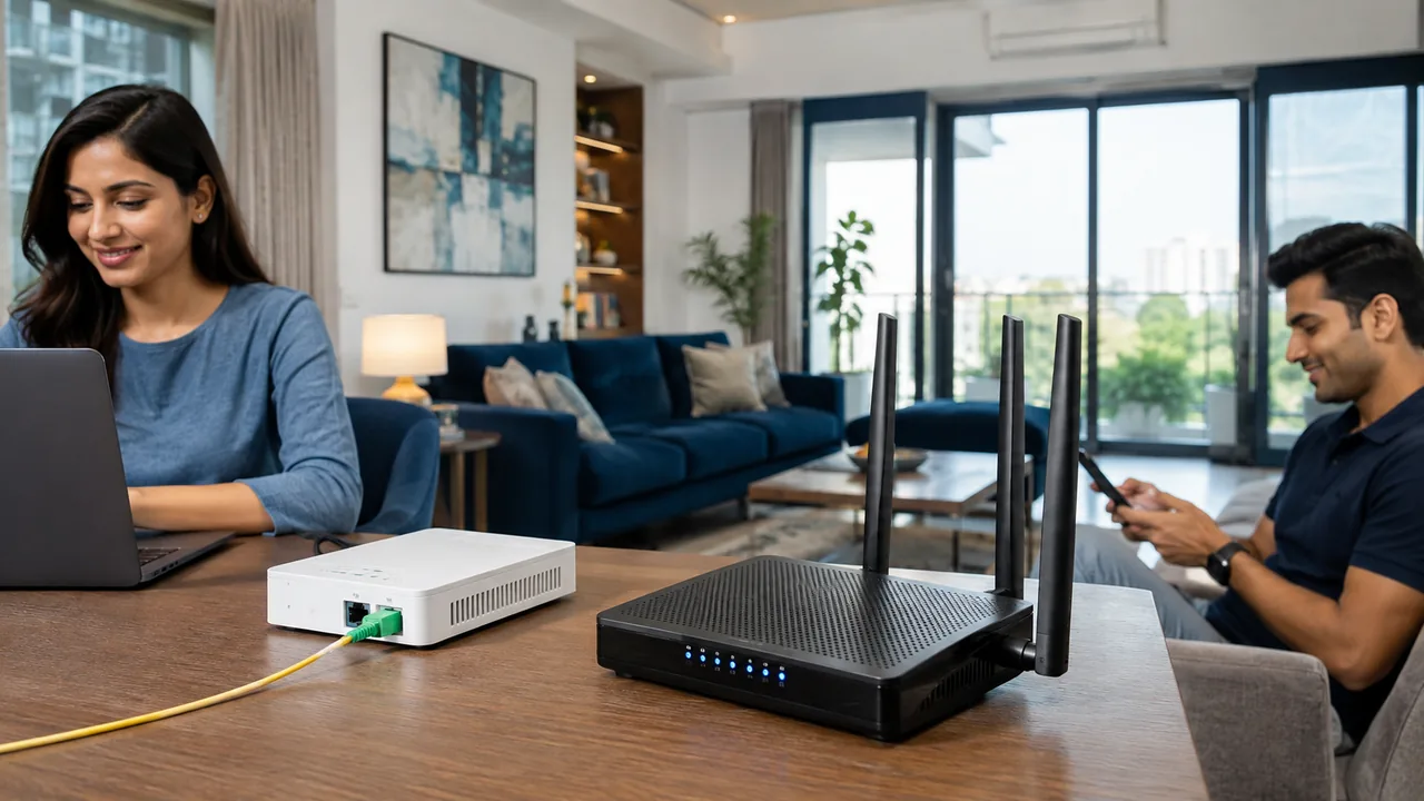 Router & Mesh Installation in Aashirvaad Apartment, Paryavaran Complex: Whole-Property WiFi Guide