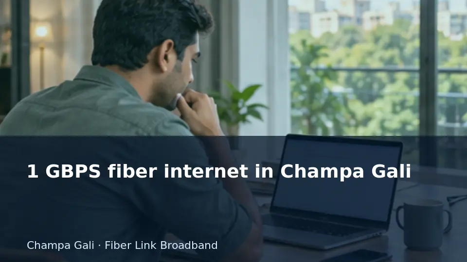 Check download servers before blaming a gigabit line — Champa Gali guide
