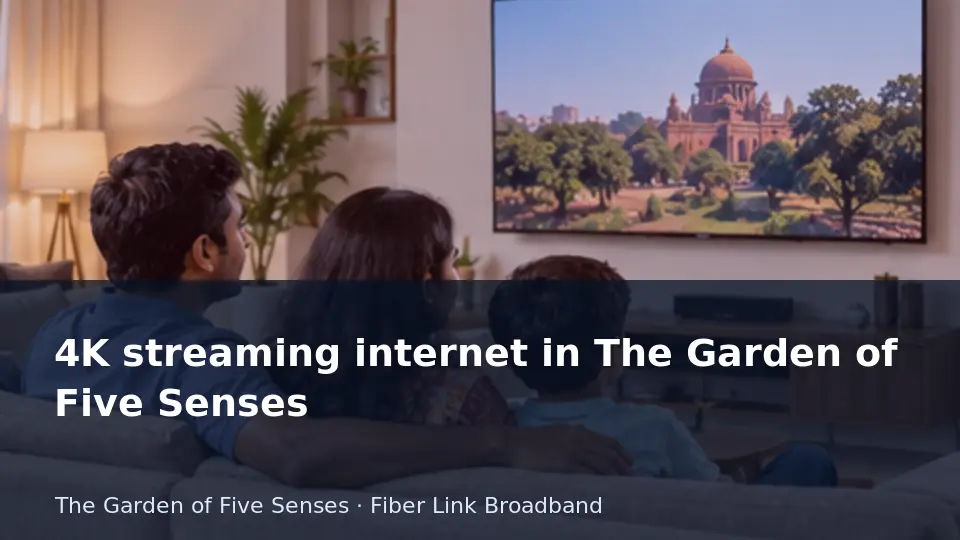 4K streaming internet in The Garden of Five Senses guide