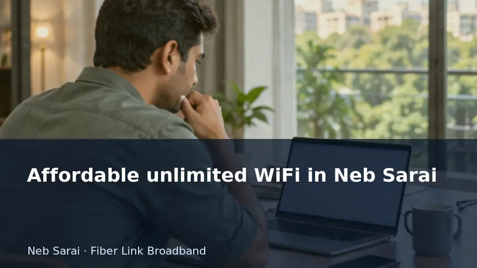 Affordable unlimited WiFi in Neb Sarai guide