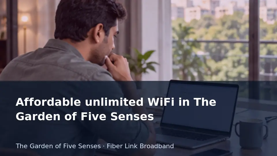 Affordable unlimited WiFi in The Garden of Five Senses guide
