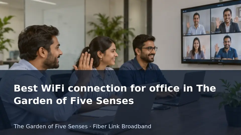 Place office access points around desks and meeting areas — Garden Of Five Senses guide