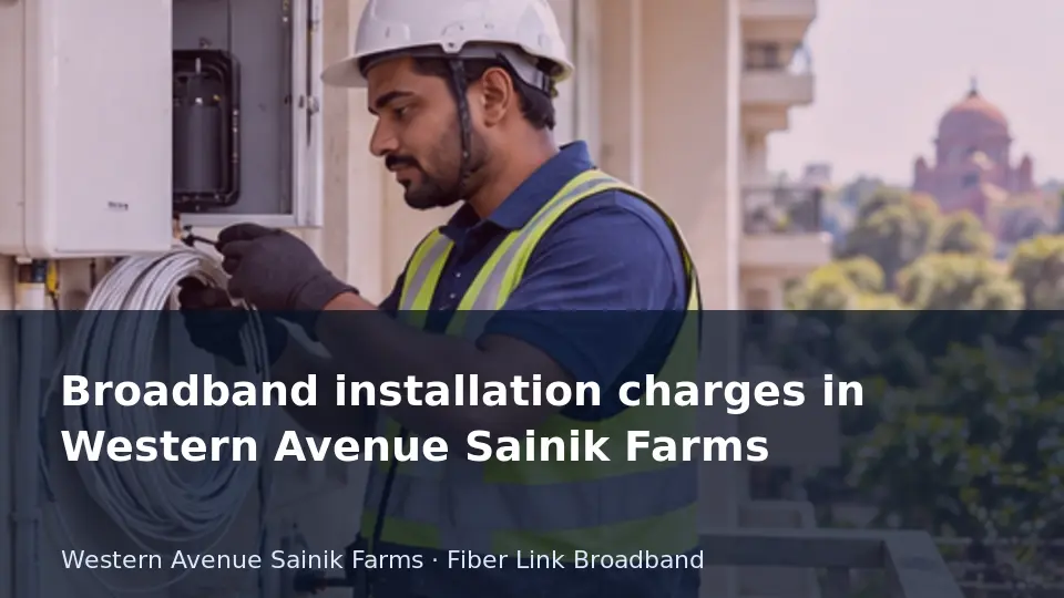 Ask what happens if installation proves infeasible — Western Avenue Sainik Farms guide