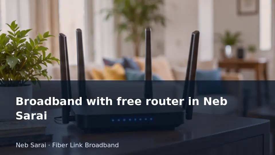 Read the conditions behind a free-router offer — Neb Sarai guide