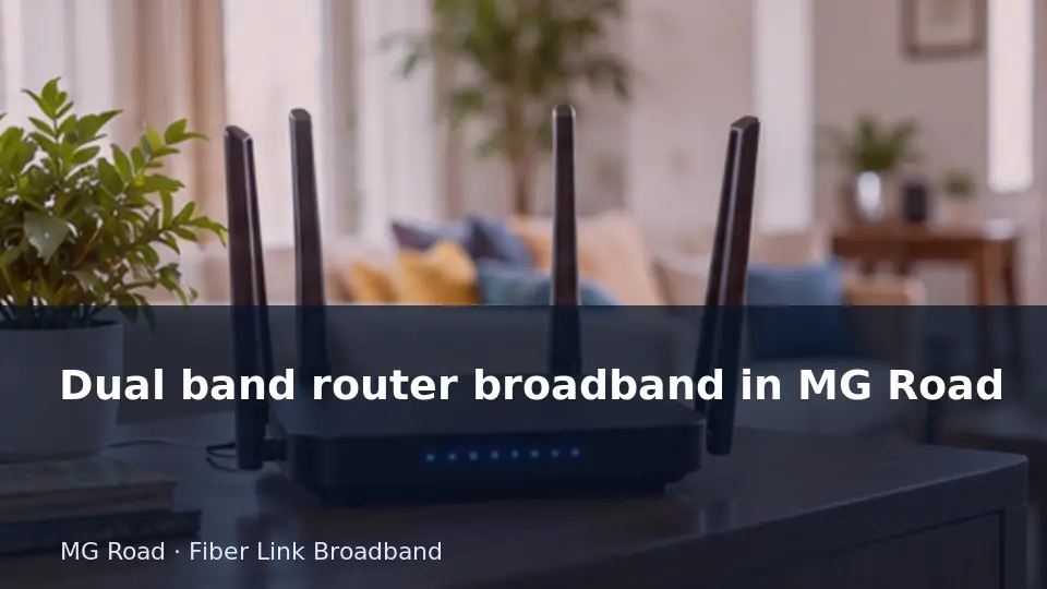 Dual band router broadband in MG Road guide