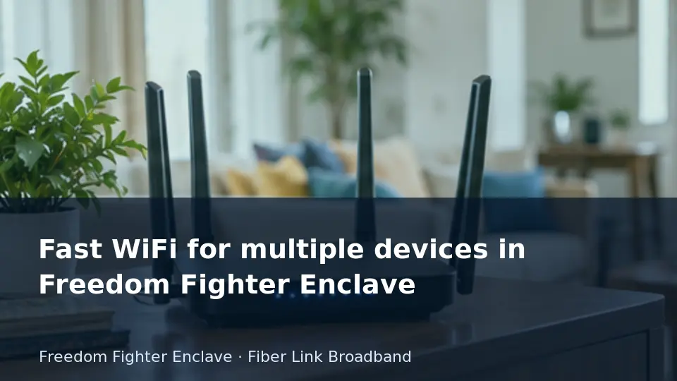 Fast WiFi for multiple devices in Freedom Fighter Enclave guide