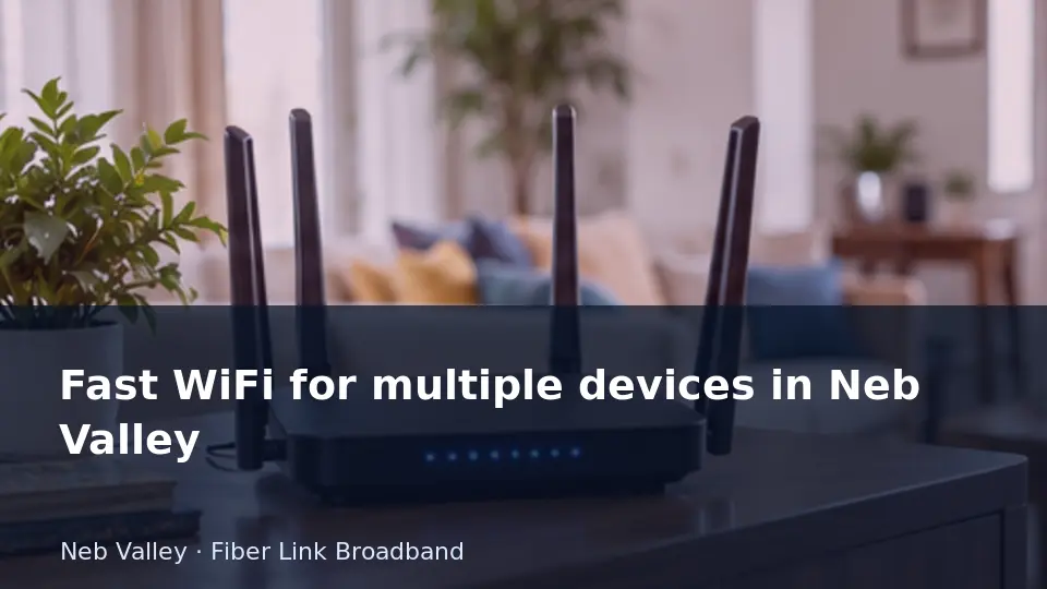 Fast WiFi for multiple devices in Neb Valley guide