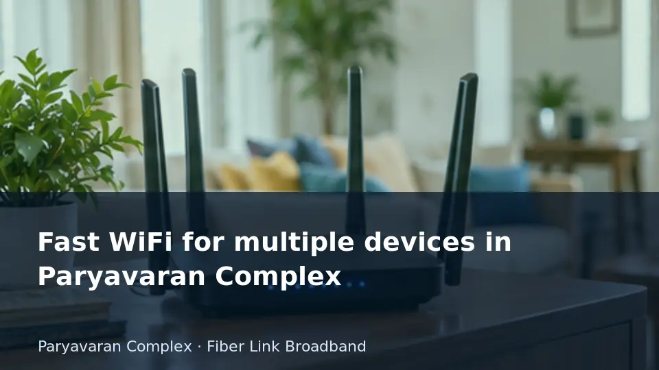 Count active tasks instead of connected devices — Paryavaran Complex guide