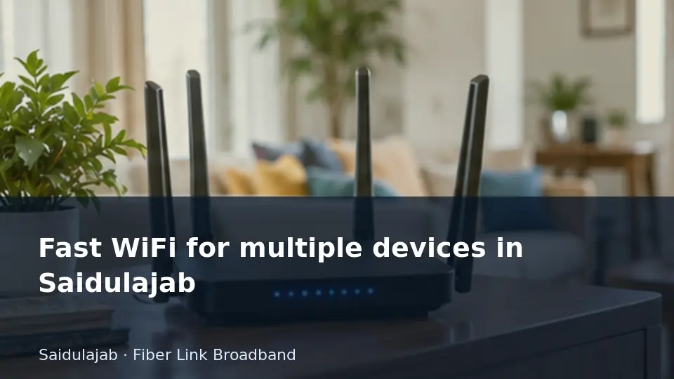 Reduce WiFi contention in a shared living room — Saidulajab guide