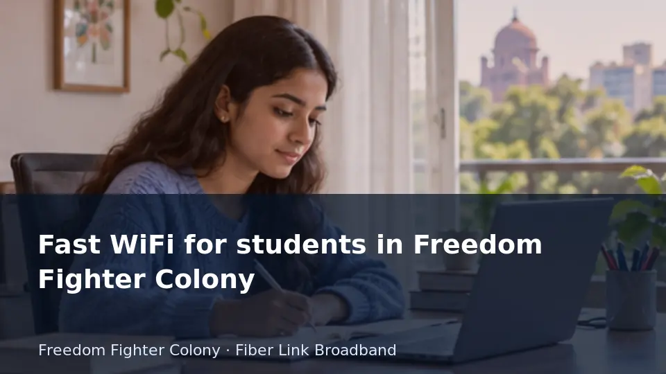 Fast WiFi for students in Freedom Fighter Colony guide