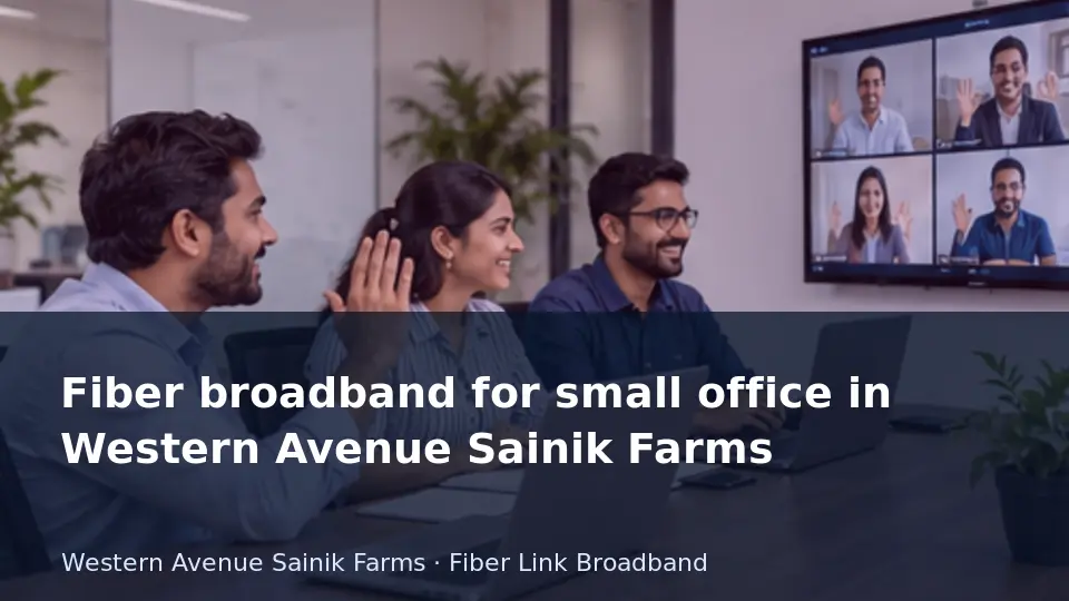 Plan wired ports for a compact office — Western Avenue Sainik Farms guide