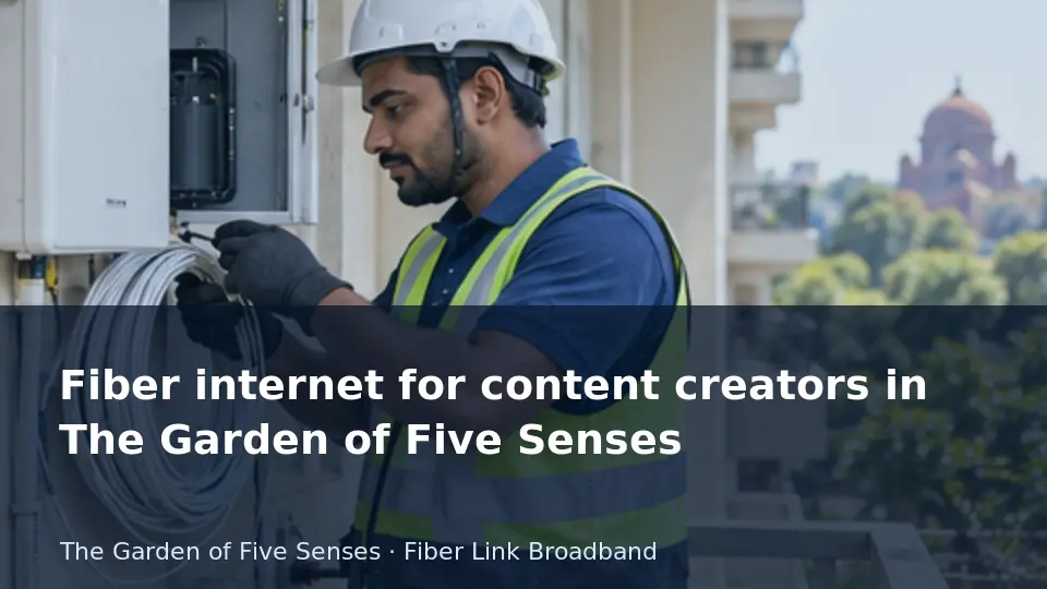 Fiber internet for content creators in The Garden of Five Senses guide