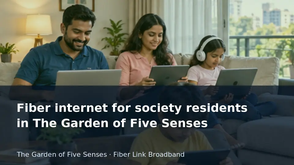 Fiber internet for society residents in The Garden of Five Senses guide