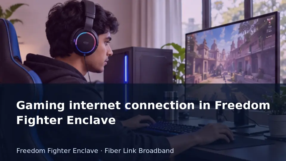 Gaming internet connection in Freedom Fighter Enclave guide