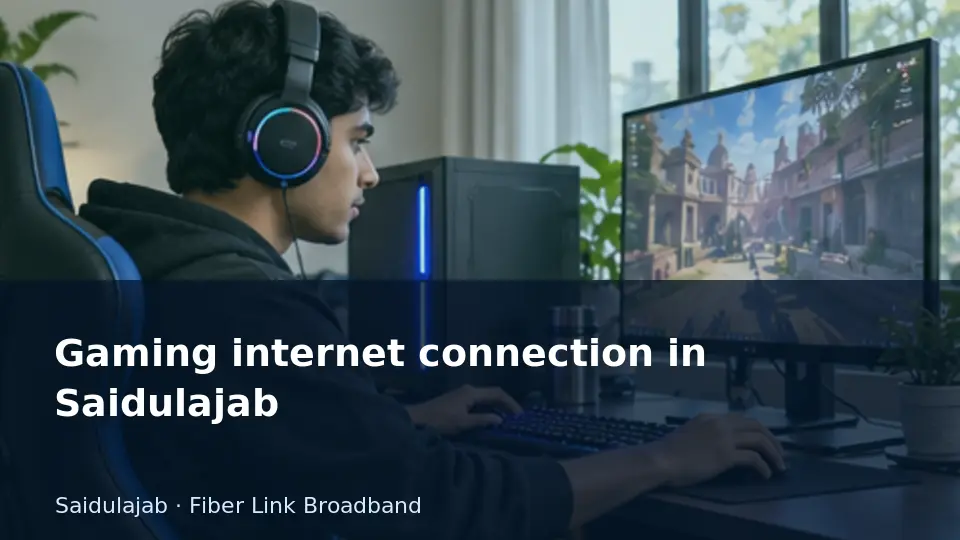 Gaming internet connection in Saidulajab guide