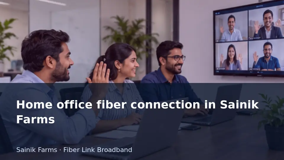 Put the work desk on the network plan before installation — Sainik Farms guide