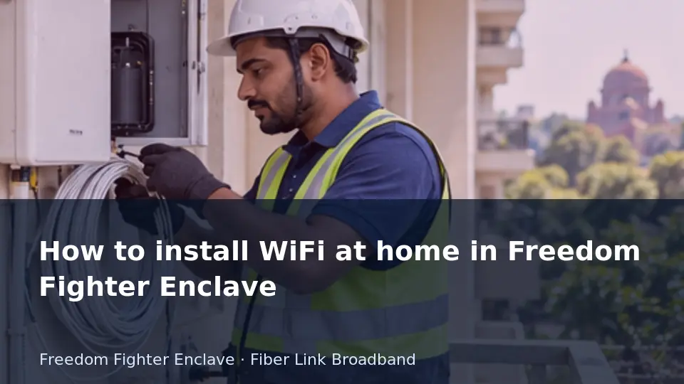 Include Ethernet needs in the home installation request — Freedom Fighter Enclave guide