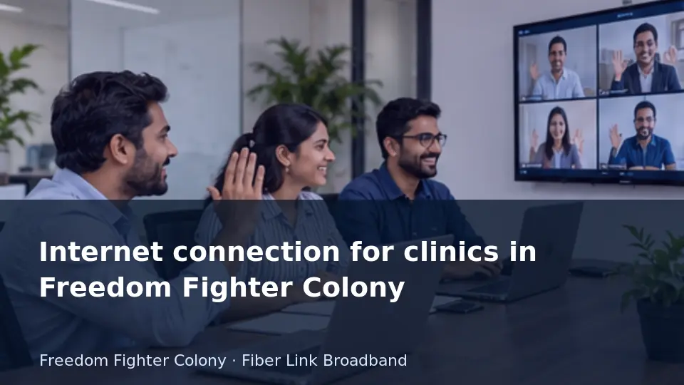Internet connection for clinics in Freedom Fighter Colony guide