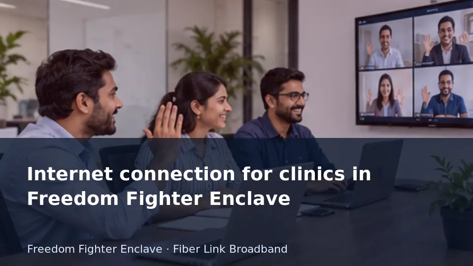 Internet connection for clinics in Freedom Fighter Enclave guide