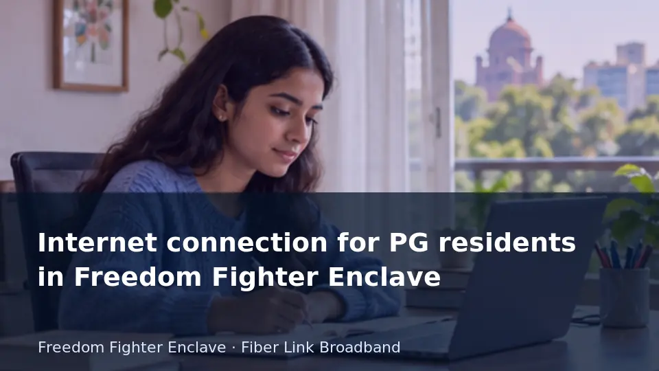 Assess shared PG WiFi from the study desk — Freedom Fighter Enclave guide