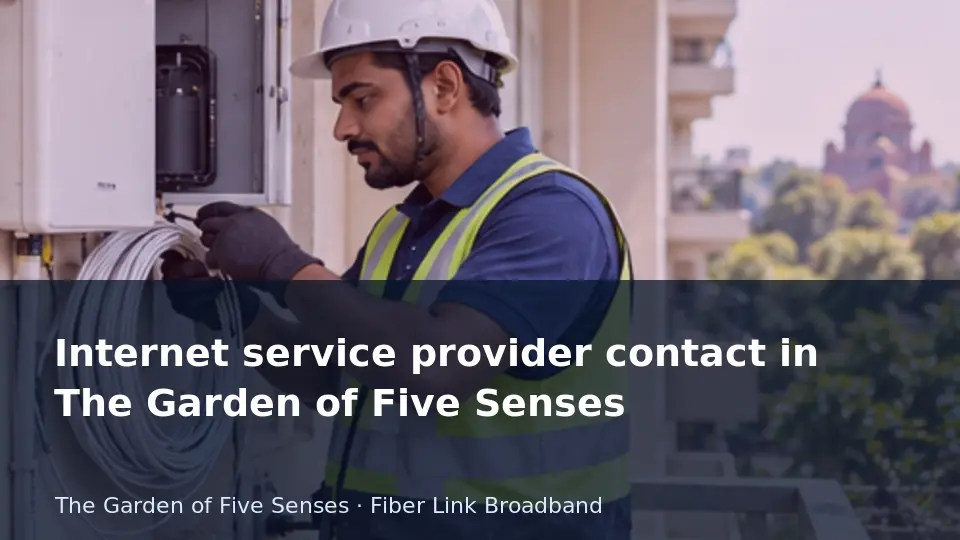 Internet service provider contact in The Garden of Five Senses guide