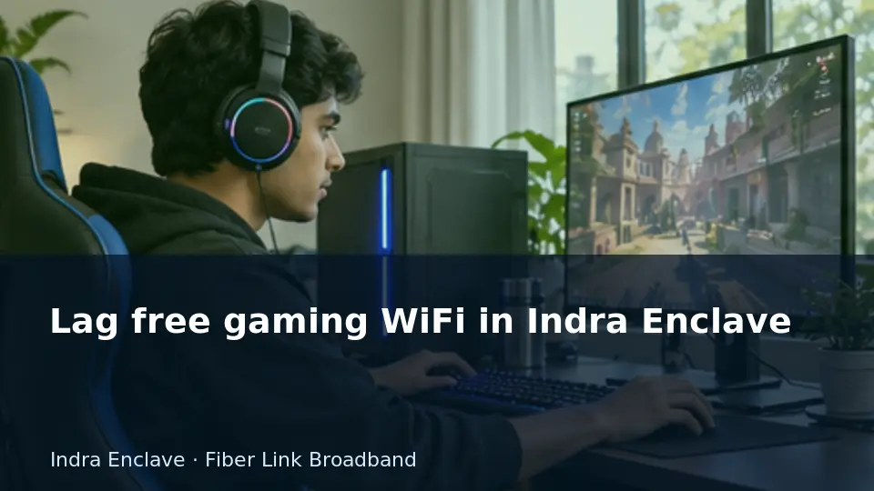 Lag free gaming WiFi in Indra Enclave guide