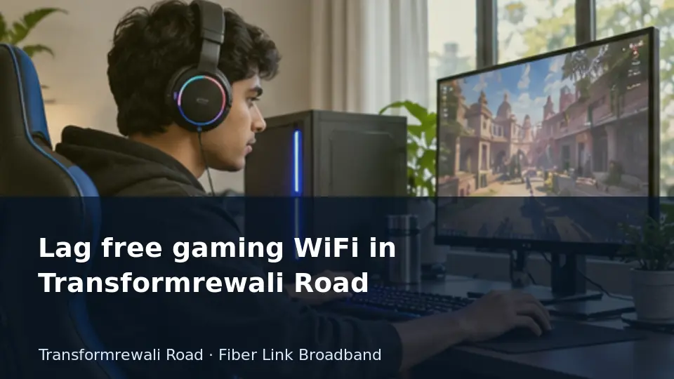 Find out whether household uploads cause gaming lag — Transformrewali Road guide