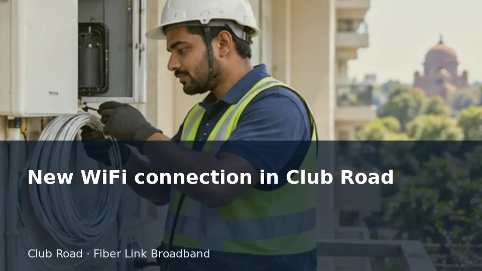 New WiFi connection in Club Road guide