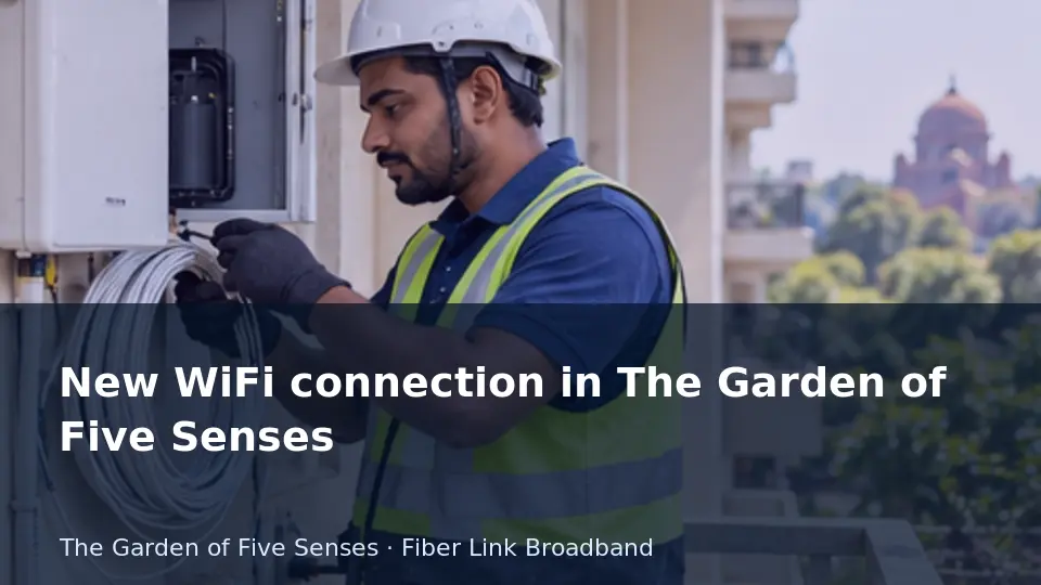 New WiFi connection in The Garden of Five Senses guide