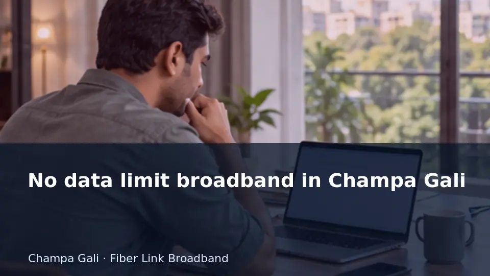 No data limit broadband in Champa Gali guide