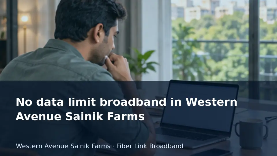 What happens after heavy monthly usage — Western Avenue Sainik Farms guide
