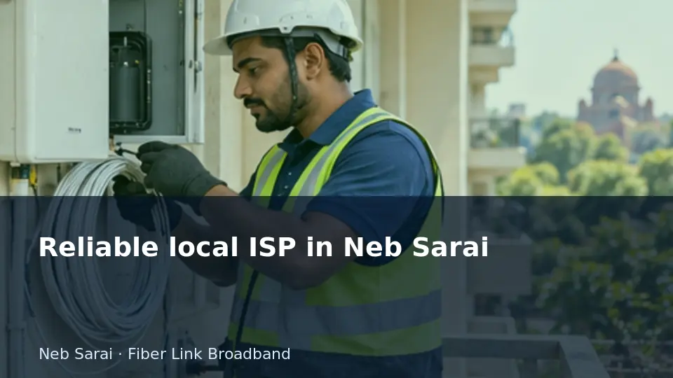 Reliable local ISP in Neb Sarai guide
