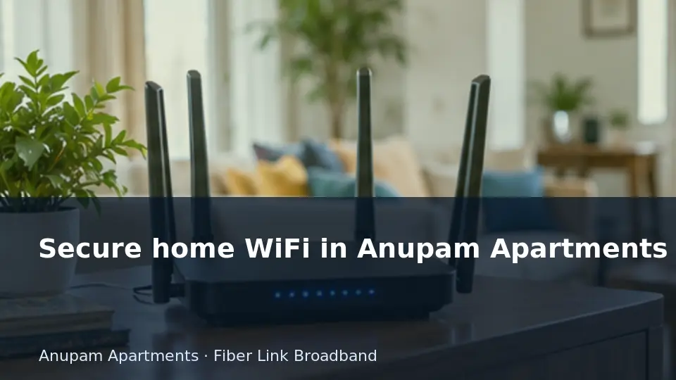 Secure home WiFi in Anupam Apartments guide