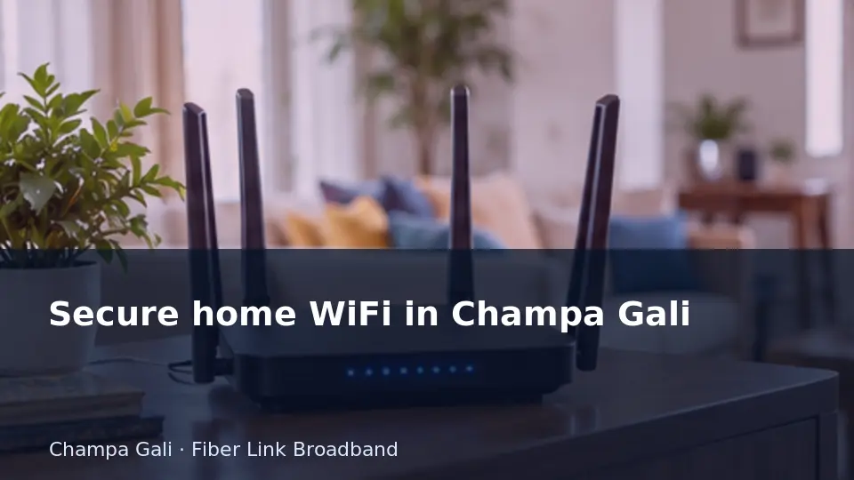 Secure home WiFi in Champa Gali guide