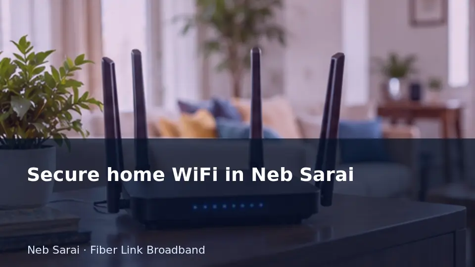 Secure home WiFi in Neb Sarai guide