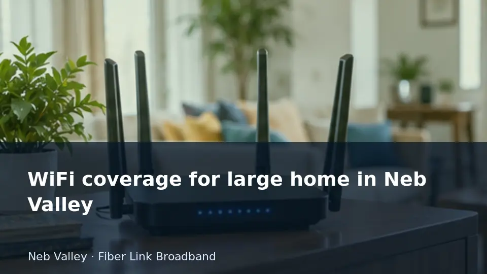 WiFi coverage for large home in Neb Valley guide
