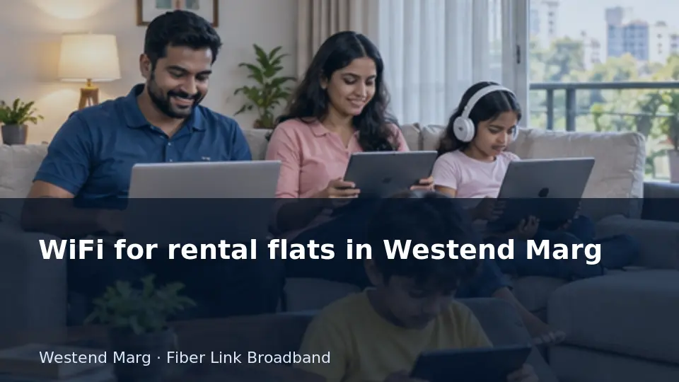 WiFi for rental flats in Westend Marg guide