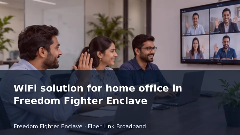 WiFi solution for home office in Freedom Fighter Enclave guide