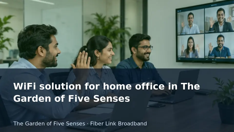 WiFi solution for home office in The Garden of Five Senses guide